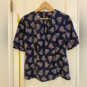Chemise Femme En Soie 100% Paul Stanley - Rouge - Manches Longues - Taille M - Très Bon état